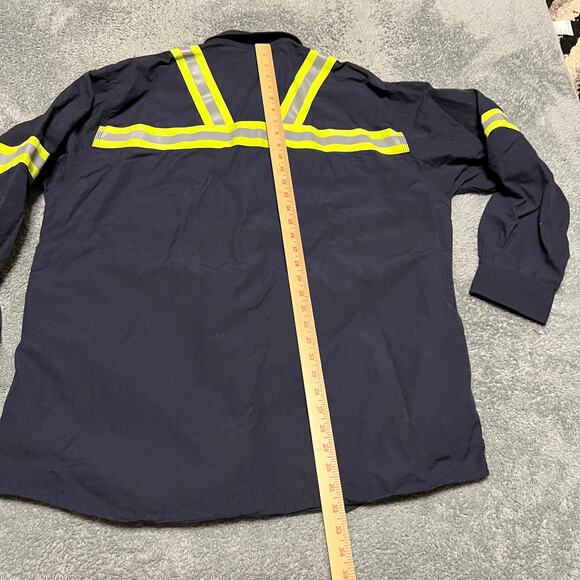 Carhartt CAT2 FR Flame Resistant Shirt Mens XL 59392 Hi Visibility Button ** - Picture 6 of 8
